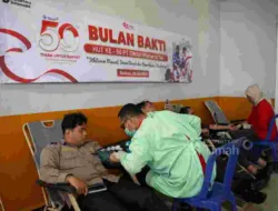 Warga Belinyu Ramai-ramai Berdonor, 138 Kantong Darah Terkumpul dalam Bulan Bakti HUT ke-50 PT TIMAH