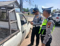 Operasi Lalu Lintas di Bangka, 19 Pelanggar Ditilang Polisi