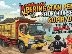 PERINGATAN PENTING: TOLAK TAWARAN PENGIRIMAN TIMAH ILEGAL! BANYAK YANG SUDAH TERTANGKAP, JANGAN SAMPAI KORBAN BERIKUTNYA!