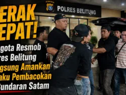 GERAK CEPAT! Anggota Resmob Polres Belitung Langsung Amankan Pelaku Pembacokan di Bundaran Satam   
