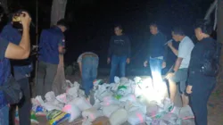 Kembali Bergerak Cepat! Satgas Tri Cakti & Polres Belitung Gagalkan Upaya Penyelundupan Pasir Timah Di Wilayah Membalong 