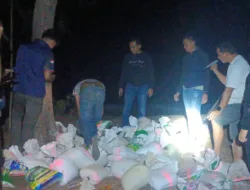 Kembali Bergerak Cepat! Satgas Tri Cakti & Polres Belitung Gagalkan Upaya Penyelundupan Pasir Timah Di Wilayah Membalong 