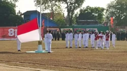 SEMANGAT MERDEKA! Pemkab Belitung Gelar Upacara Pengibaran Bendera, Bupati Djoni: Kemerdekaan Adalah Amanah untuk Dijaga dan Diteruskan