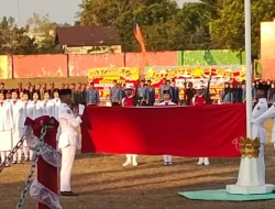 SIMPAN AMANAH KEMERDEKAAN! Pemkab Belitung Tutup Peringatan HUT RI ke-81 dengan Upacara Penurunan Bendera yang Khidmat