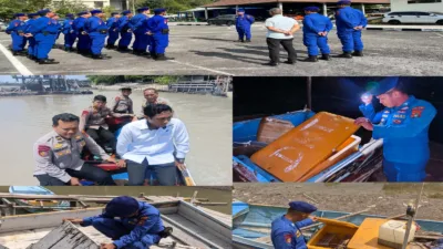 Cegah Timah Ilegal Keluar Bangka, Satpolairud Intensifkan Patroli Pelabuhan Tikus